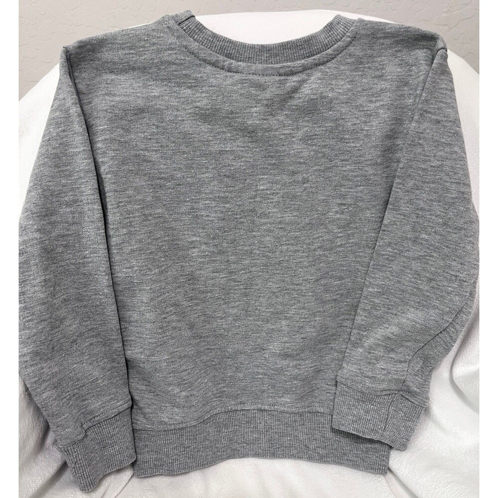 Lionel Messi Inter Miami Crewneck Sweatshirt The GOAT Soccer Graphic Gray New 4T - Picture 2 of 3